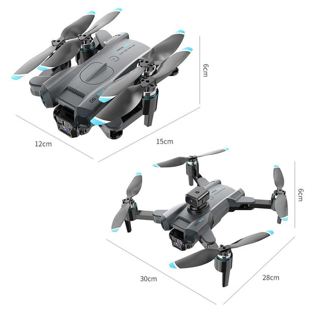 CS15 FPV Brushless Drone with 4K HD Camera Wifi RC Quadcopter Obstacle Avoidance Accessories Portable