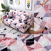 New 18 Colors 1/2/3/4 Seaters Flower Leaves Printed Slipcovers Sectional Elastic Stretch Sofa Cushion Cover for Living Room Couch Cover L Shape Armchair Sofa Protector Cover Living Room Furniture