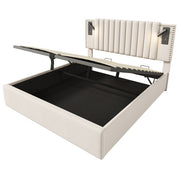 Cotton Panel Material Storage Bed Frame   160cmx200cm