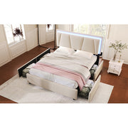 Wooden Storage Bed Bed Frame  Size 140cmx200cm