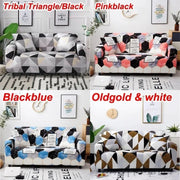 New 18 Colors 1/2/3/4 Seaters Flower Leaves Printed Slipcovers Sectional Elastic Stretch Sofa Cushion Cover for Living Room Couch Cover L Shape Armchair Sofa Protector Cover Living Room Furniture
