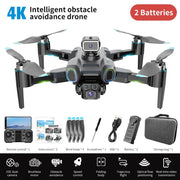 CS15 FPV Brushless Drone with 4K HD Camera Wifi RC Quadcopter Obstacle Avoidance Accessories Portable