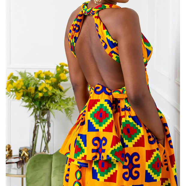 Multi-wear DIY African Style Dress