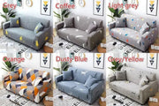 New 24 Colors 1/2/3/4 Seaters Flower Leaves Printed Slipcovers Sectional Elastic Stretch Sofa Cushion Cover for Living Room Couch Cover L Shape Armchair Sofa Protector Cover Living Room Furniture
