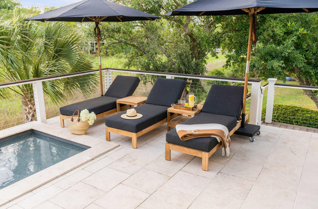 Charleston Outdoor Chaise Lounge
