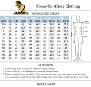 African Outfits for Couples Women Long Skirt & Men 2 Pieces Attire and Pants Sets