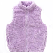 2-18 Years Autumn Winter Children Outerwear Warm Jackets Sleeveless Vest Boys Girls Thermal Soft Fleece Thick Kids Vests