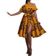 African Women's Dress Wax Wax fabric patchwork Fashion Dashiki Traditional and Fashion Tribal Attire