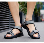 Fashion Outdoor Lightweight EVA Sole Breathable Sandy Beach New Men‘s Sandals Garden Shoes Summer Black High Quality Big Size 46