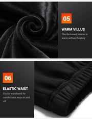 Men Winter Thermal Heated Jacket Vest Heated Underwear Women's Ski Suit USB Electric Heating Clothing Fleece Thermal Long Johns