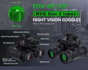 Lindu Helmet Mil Night Vision Binocular Housing PVS 31 Fov 40 Degree Or 50 Degree