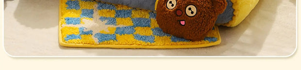 Despicable Me Minions Animation Peripheral Cartoon Cute Removable Sofa Nest Small Pet Mat Dog House Winter Warm Pet Supplies