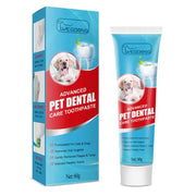 60g Pet Toothpaste Cat Dog Fresh Breath Toothpaste Deodorant Tartar Plaque Cleaning Dog Oral Care Edible Toothpaste Pet Products