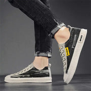 Number 40 Denim Man Fashion Sneakers Casual Fashion Men White Sneakers Shoes Sport Vzuttya Comfortable High Brand Model