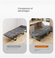 GUIG Lunch Break Rollaway Bed Mattress One Single Appliance Simple Portable Office Nap Camp Bed Multi-functional Recliner