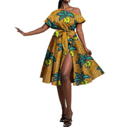 African Women's Dress Wax Wax fabric patchwork Fashion Dashiki Traditional and Fashion Tribal Attire