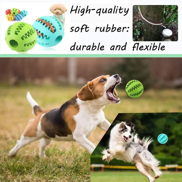 5CM Natural rubber pet dog toys dog chew toys extra hard interactive bouncy ball Products for Dogs Pet Products