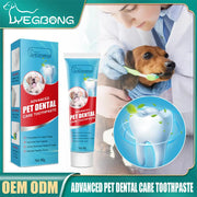 60g Pet Toothpaste Cat Dog Fresh Breath Toothpaste Deodorant Tartar Plaque Cleaning Dog Oral Care Edible Toothpaste Pet Products