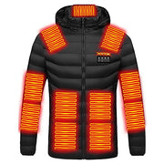 21 Areas Heated Jacket Men USB Electric Heating Jacket Winter Motorcycle Thermal Jacket Heatable Cotton Coat for Outdoor