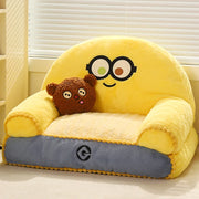 Despicable Me Minions Animation Peripheral Cartoon Cute Removable Sofa Nest Small Pet Mat Dog House Winter Warm Pet Supplies