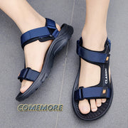 Fashion Outdoor Lightweight EVA Sole Breathable Sandy Beach New Men‘s Sandals Garden Shoes Summer Black High Quality Big Size 46