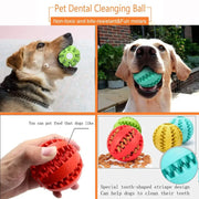 5CM Natural rubber pet dog toys dog chew toys extra hard interactive bouncy ball Products for Dogs Pet Products