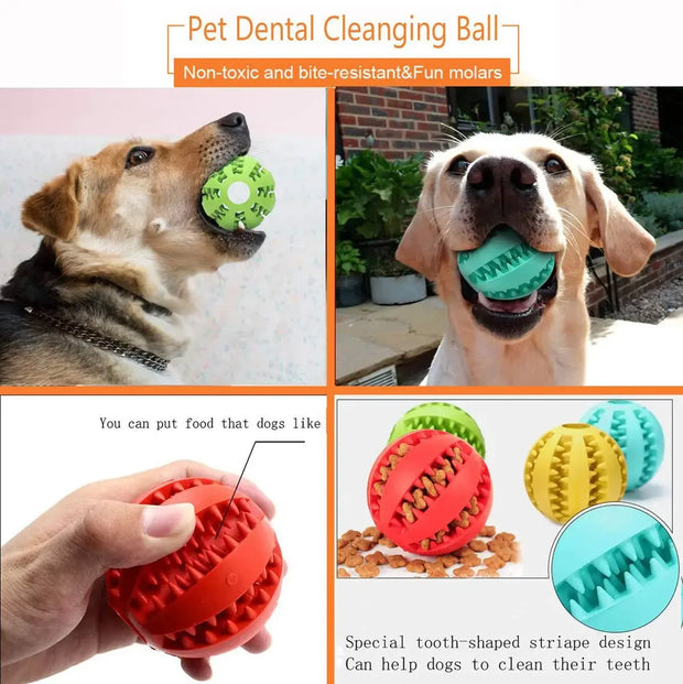 5CM Natural rubber pet dog toys dog chew toys extra hard interactive bouncy ball Products for Dogs Pet Products