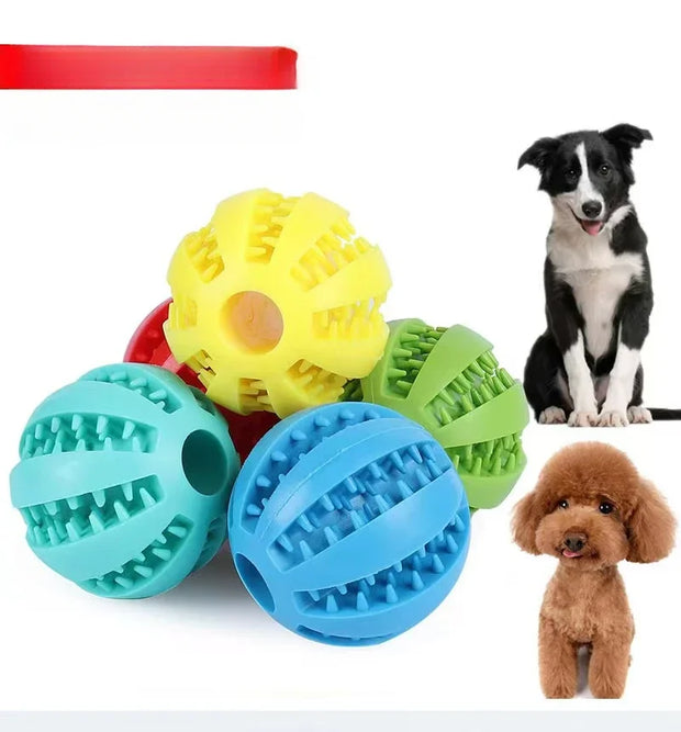 5CM Natural rubber pet dog toys dog chew toys extra hard interactive bouncy ball Products for Dogs Pet Products