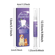 1/2/3Pcs Pet Teeth Cleaning Pen Dog Cat Tartar Plaque Remover Freshen Breath Clean Deodorant Repair Gum Pet Oral Care Gel