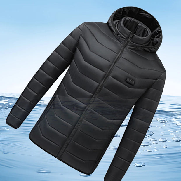 21 Areas Heated Jacket Men USB Electric Heating Jacket Winter Motorcycle Thermal Jacket Heatable Cotton Coat for Outdoor