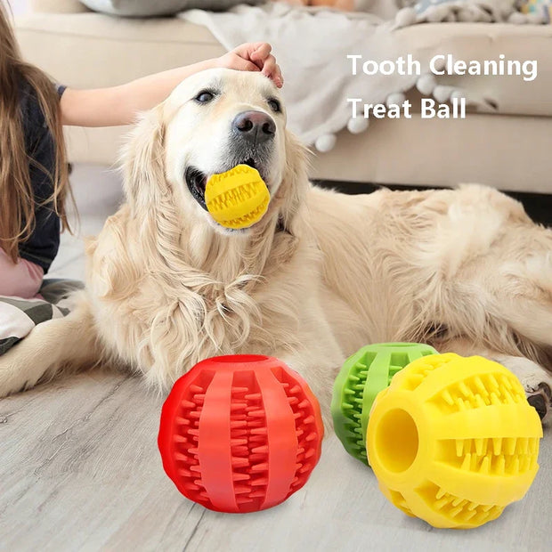 5CM Natural rubber pet dog toys dog chew toys extra hard interactive bouncy ball Products for Dogs Pet Products