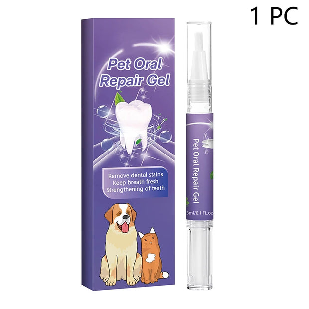 1/2/3Pcs Pet Teeth Cleaning Pen Dog Cat Tartar Plaque Remover Freshen Breath Clean Deodorant Repair Gum Pet Oral Care Gel