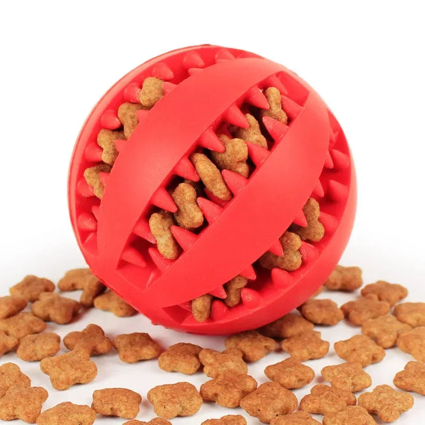 5CM Natural rubber pet dog toys dog chew toys extra hard interactive bouncy ball Products for Dogs Pet Products