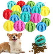 5CM Natural rubber pet dog toys dog chew toys extra hard interactive bouncy ball Products for Dogs Pet Products