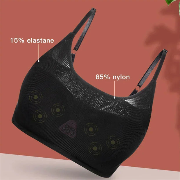 Electric Breast Massage Bra infrared heating breast expansion stimulator anti sagging breast care vibratio Health Care washable