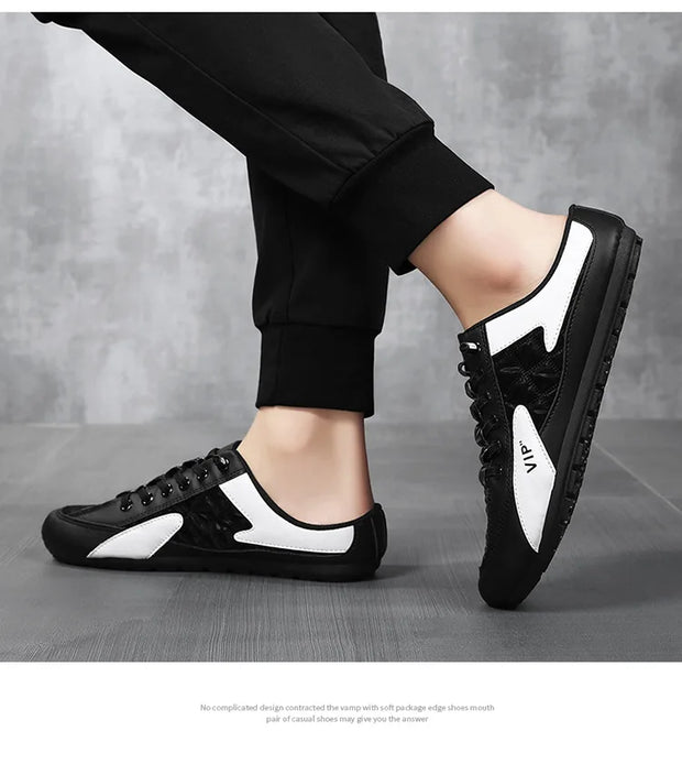 Men's Closed Toe Sneakers Summer Breathable Loafers Soft Sole Comfortable Support Half Slippers Male Casual Walking Shoe for Men