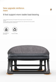 GUIG Lunch Break Rollaway Bed Mattress One Single Appliance Simple Portable Office Nap Camp Bed Multi-functional Recliner