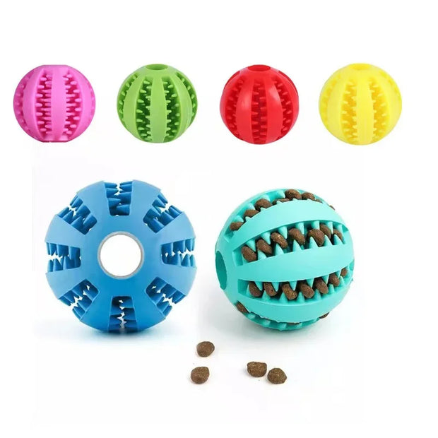 5CM Natural rubber pet dog toys dog chew toys extra hard interactive bouncy ball Products for Dogs Pet Products