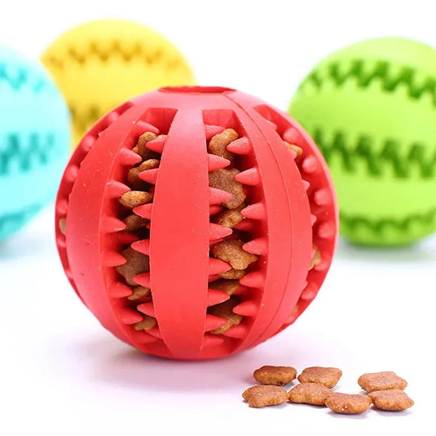 5CM Natural rubber pet dog toys dog chew toys extra hard interactive bouncy ball Products for Dogs Pet Products