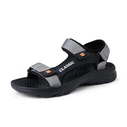 Fashion Outdoor Lightweight EVA Sole Breathable Sandy Beach New Men‘s Sandals Garden Shoes Summer Black High Quality Big Size 46