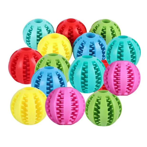 5CM Natural rubber pet dog toys dog chew toys extra hard interactive bouncy ball Products for Dogs Pet Products