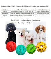 5CM Natural rubber pet dog toys dog chew toys extra hard interactive bouncy ball Products for Dogs Pet Products