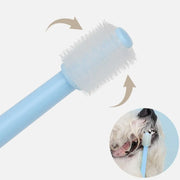 Pet Toothbrush Dog Toothbrush Dog Teeth Cleaning Small Head Tooth Brush for Dogs Mouth Oral Care 360 Degrees Dogs ToothBrushes