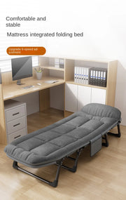 GUIG Lunch Break Rollaway Bed Mattress One Single Appliance Simple Portable Office Nap Camp Bed Multi-functional Recliner