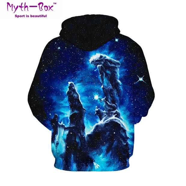 Women/Men Hooded Sweaters Loose Sport Hoodies Galaxy 3D Print S-5XL Running Sweatshirts Fitness Sportwear Unisex Sweats Pullover