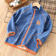 3-18 Years Spring Autumn Winter Warm Casual Clothes Kids Coats Girl Boy Outerwear Polar Fleece Girls Boys Thermal Zipper Coat