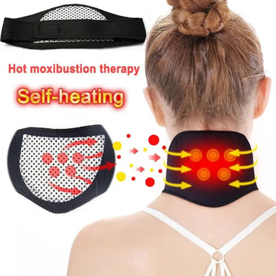 Pain Relieve Magnet Neck Relaxation Warmer Massager Magnetic Neckband Self-heating Pad Neck Support Neck Care Collar