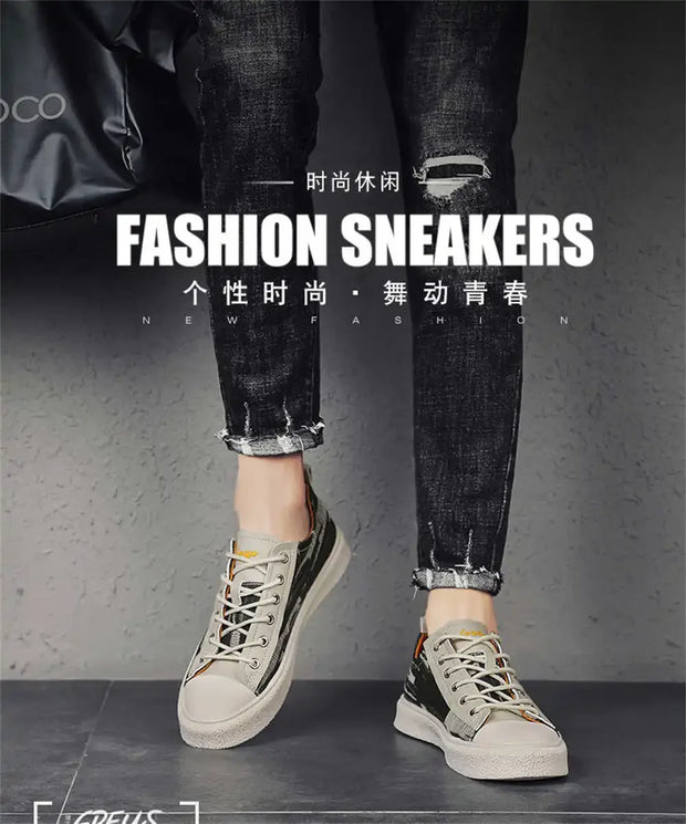 Number 40 Denim Man Fashion Sneakers Casual Fashion Men White Sneakers Shoes Sport Vzuttya Comfortable High Brand Model