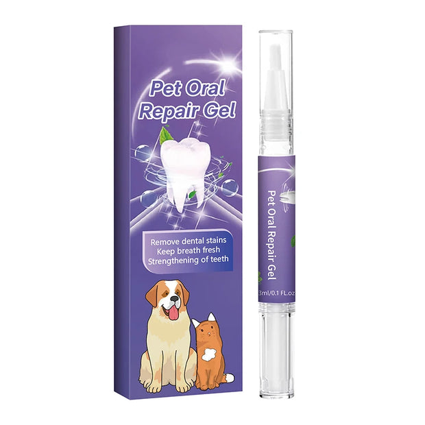 1/2/3Pcs Pet Teeth Cleaning Pen Dog Cat Tartar Plaque Remover Freshen Breath Clean Deodorant Repair Gum Pet Oral Care Gel