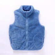 2-18 Years Autumn Winter Children Outerwear Warm Jackets Sleeveless Vest Boys Girls Thermal Soft Fleece Thick Kids Vests